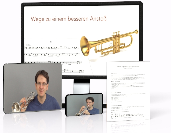 Trompete Anstoß Übungen